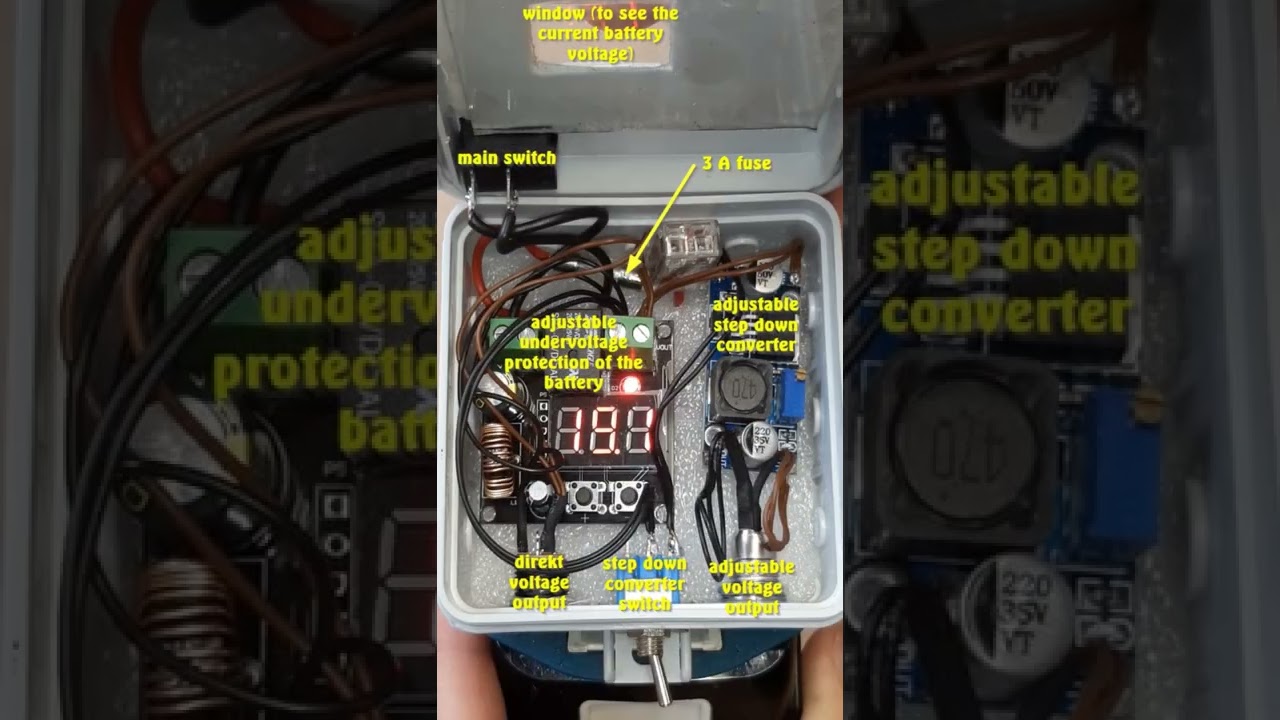 Makita Spannungswandler 0-20Volt  ✅ DC-DC Converter Makita ✅ variable Spannungsquelle  