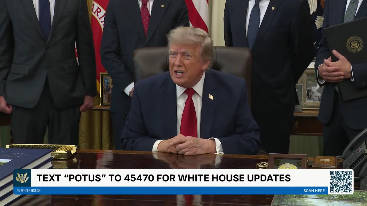 President Trump Signs an Executive Order, Jul. 13, 2026
