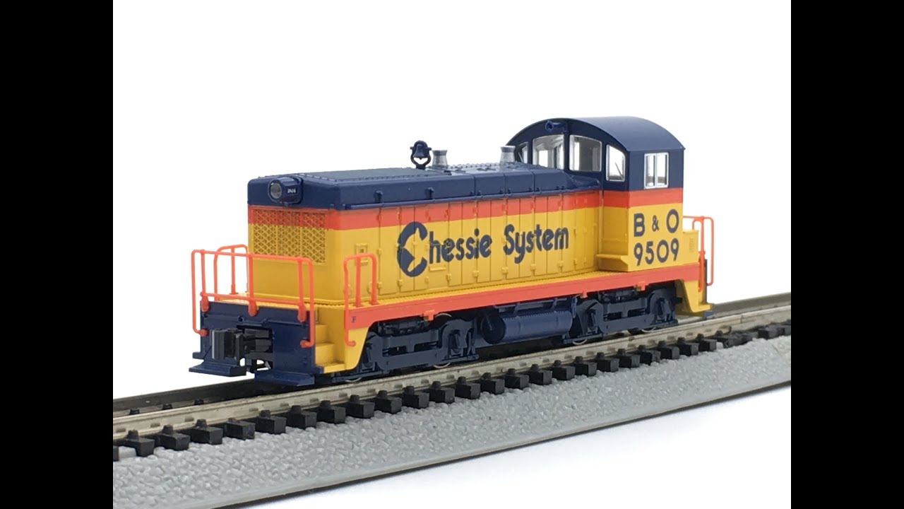 N Scale Kato Chessie System EMD NW2 Diesel Locomotive Demo