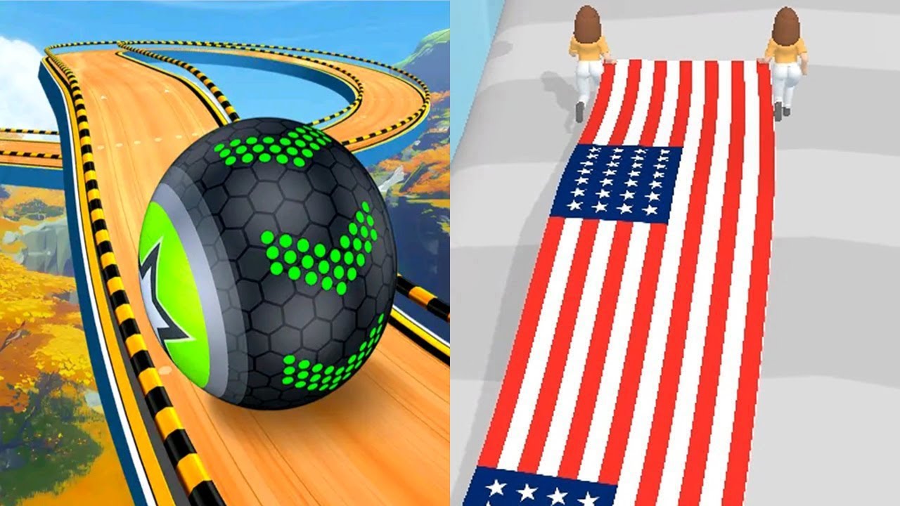 Going Balls VS Flag Painters - All Levels Gameplay Android iOS Ep 1