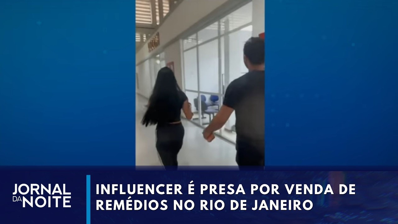 Influencer é presa por venda de remédios no Rio de Janeiro