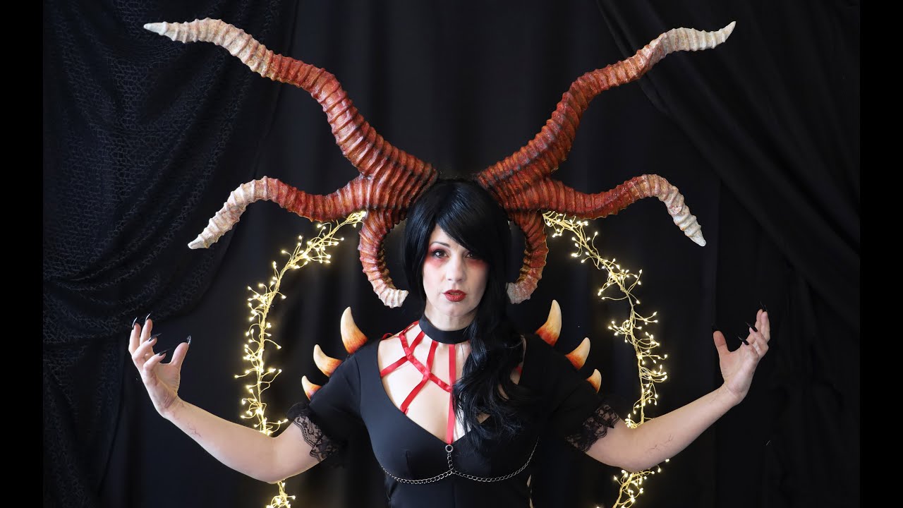 How to make some giant triple HORNS with magnetic attachment from scratch