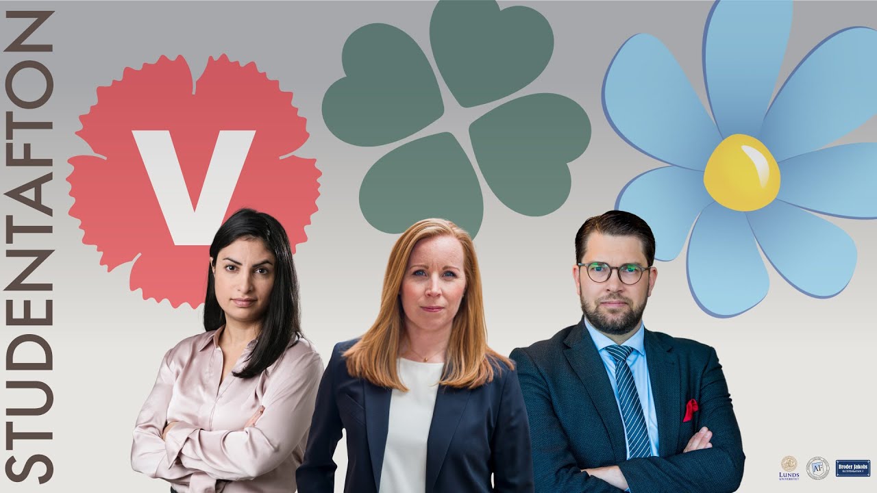 Partiledarafton – Nooshi Dadgostar, Annie Lööf, Jimmie Åkesson