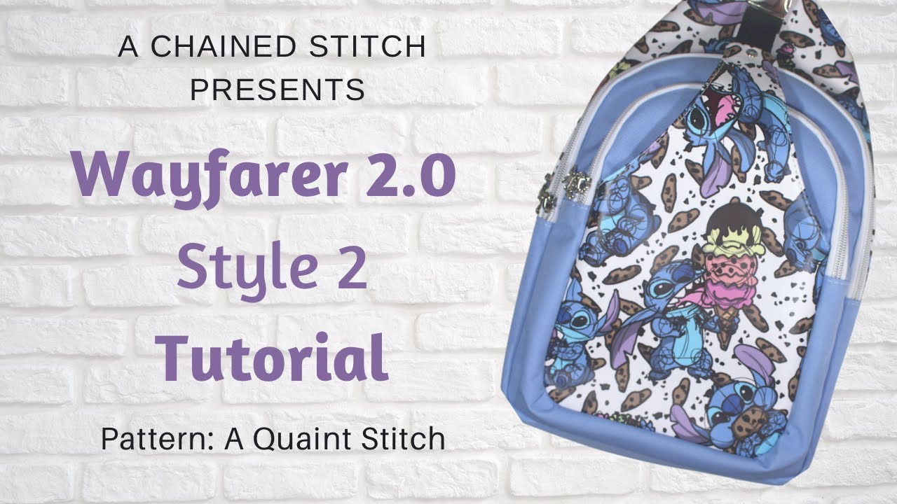 Sew a sling backpack - Wayfarer 2 0 Style 2 - Tutorial