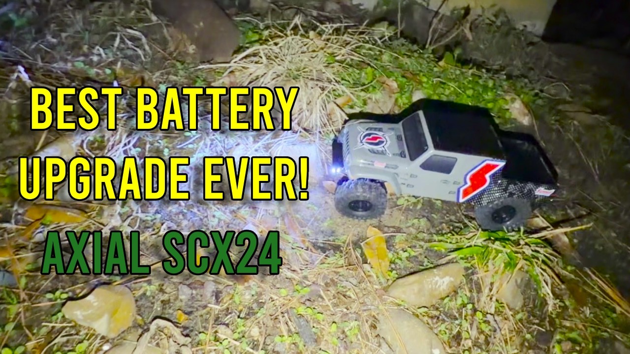 Axial SCX24 Battery Upgrade!