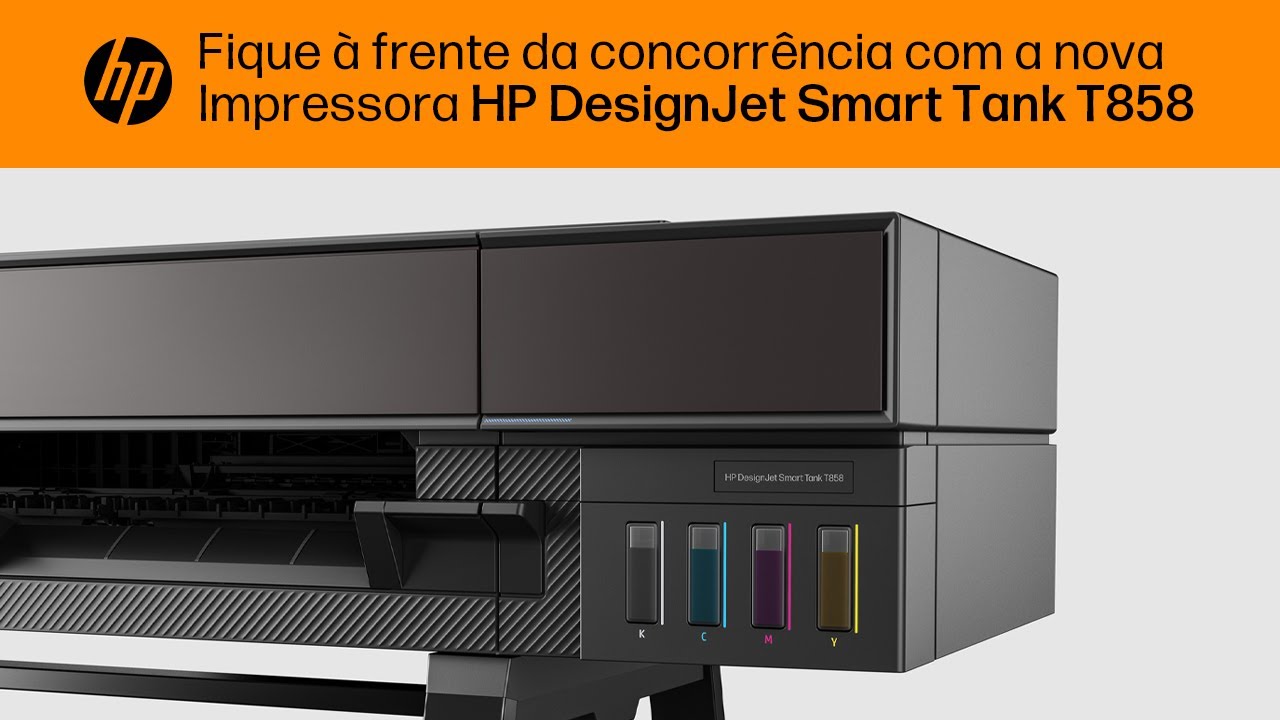 Impressora Plotter HP Designjet Smart Tank T858