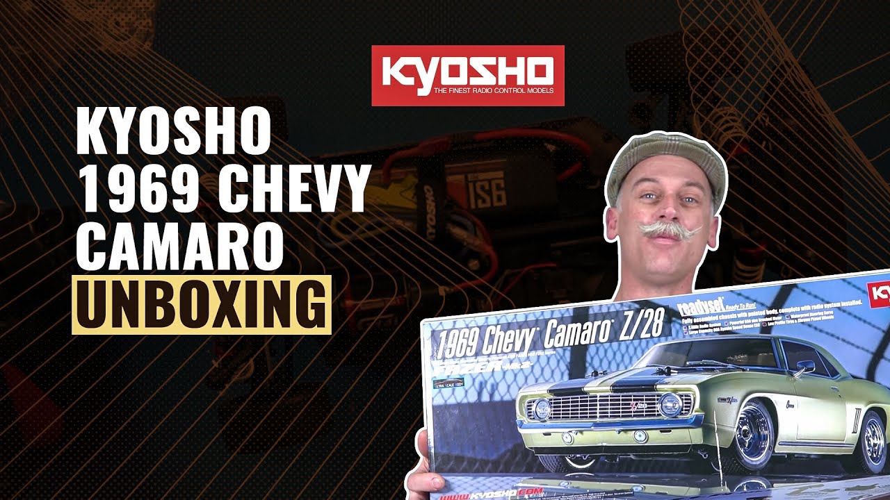 KYOSHO | 1969 Chevy Camaro 1/10 Radio Control Car Unboxing | #askHearns