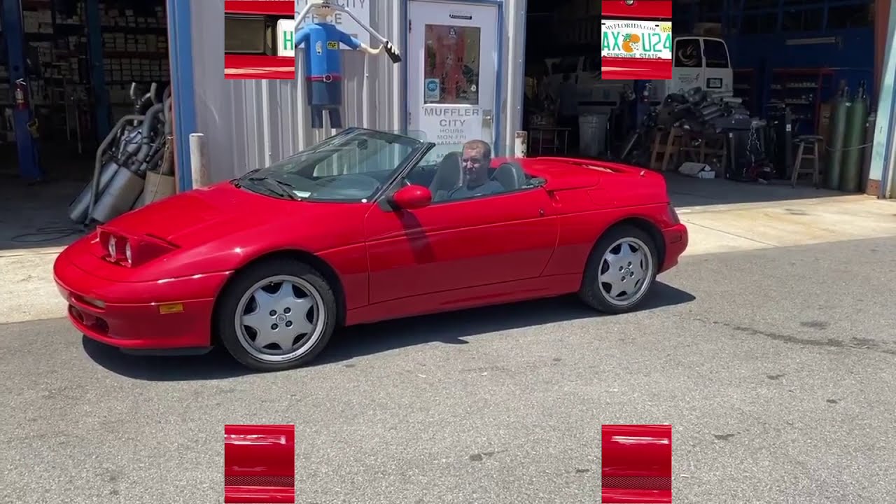 1991 Lotus Elan: Magnaflow muffler
