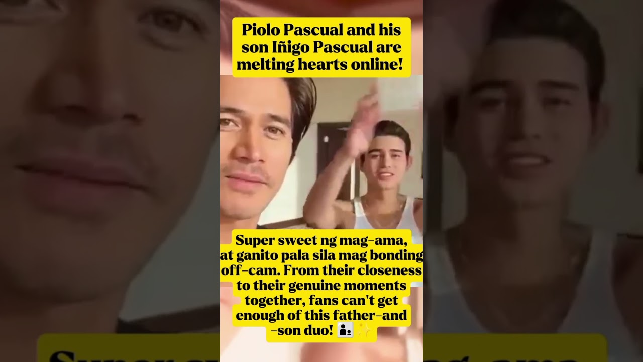 Piolo at I&ntilde;igo Pascual, Sobrang Sweet na Mag-Ama! #PioloPascual #InigoPascual #ShowbizNews