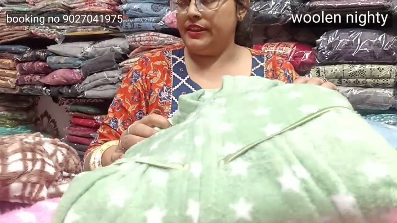 Woolen nighty/night suits 
