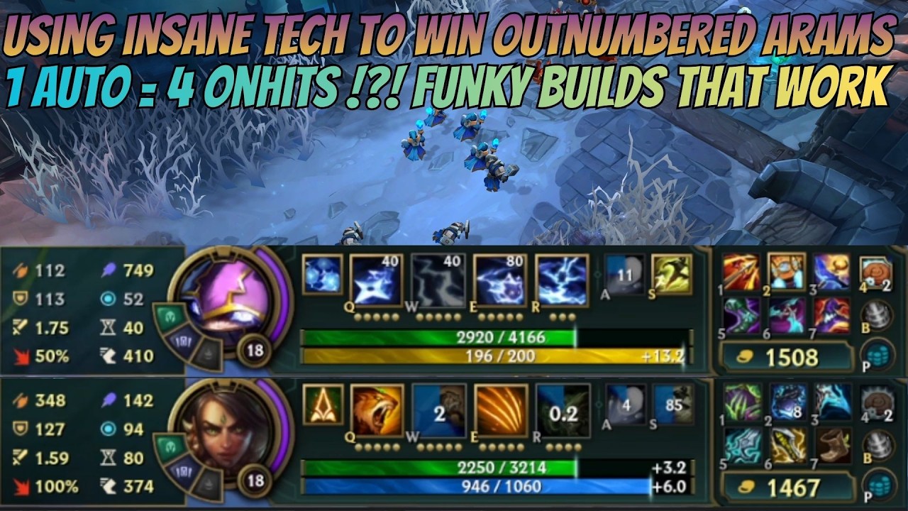 Outnumbered in ARAM Mayhem?  Winning 1v2 and 2v3 Customs