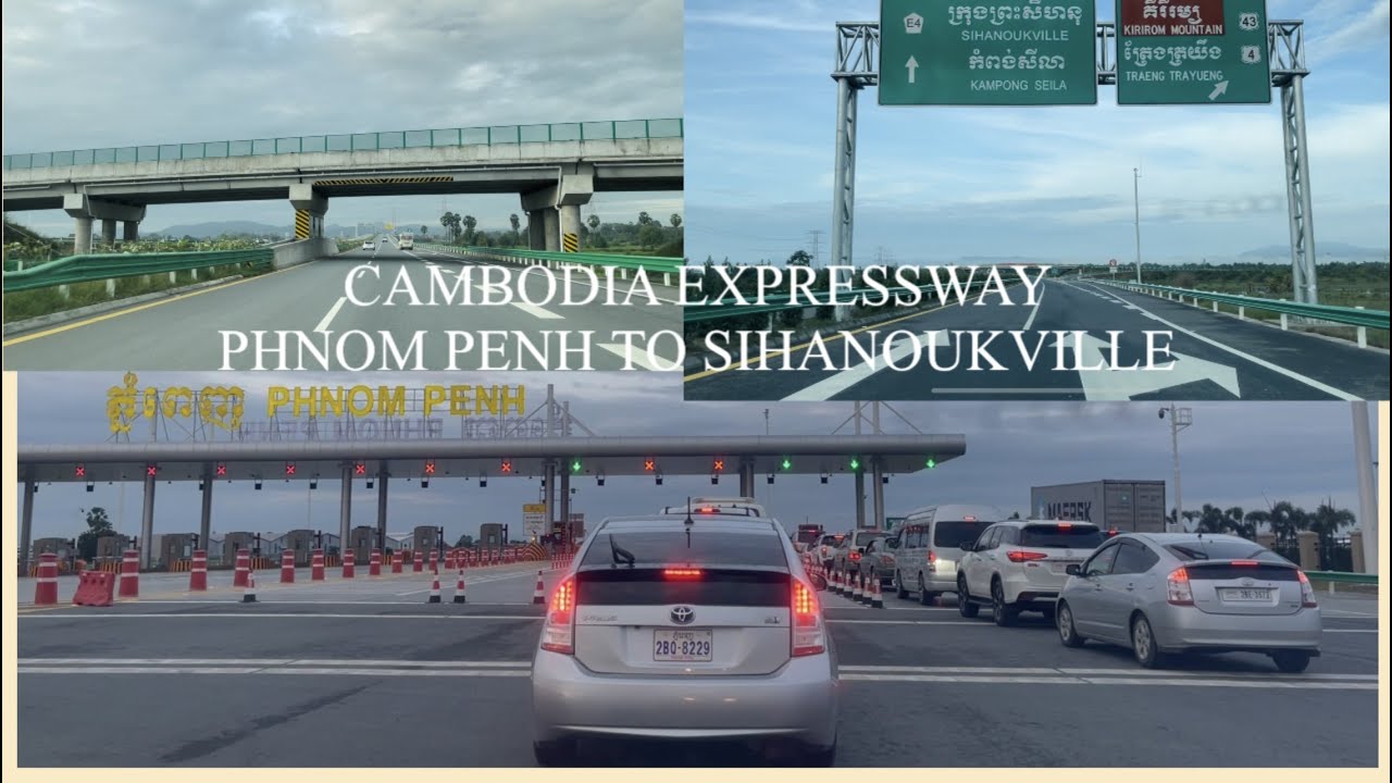 CAMBODIA EXPRESSWAY PHNOM PENH CITY to Sihanoukville | CAMBODIA 2022