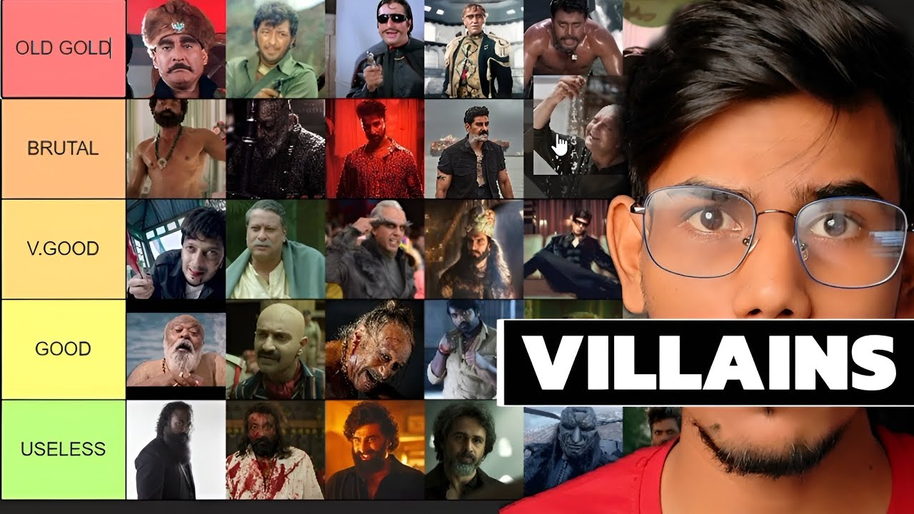 Ranking All Iconic Villains of indian cinema | Top villains of Bollywood