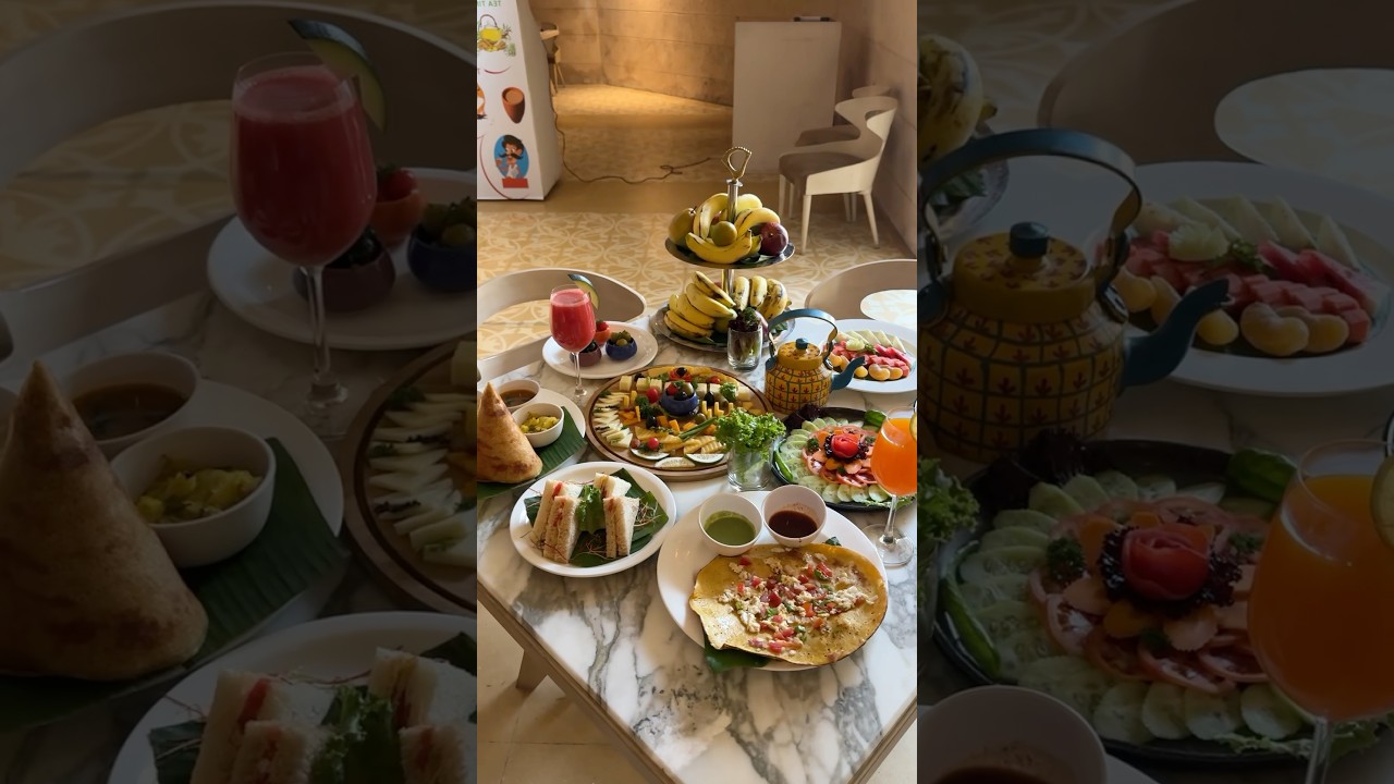 5-Star Luxury Unlimited Buffet in Jaipur for Just ₹499😱 #breakfast #jaipurcity #breakfastbuffet #yt