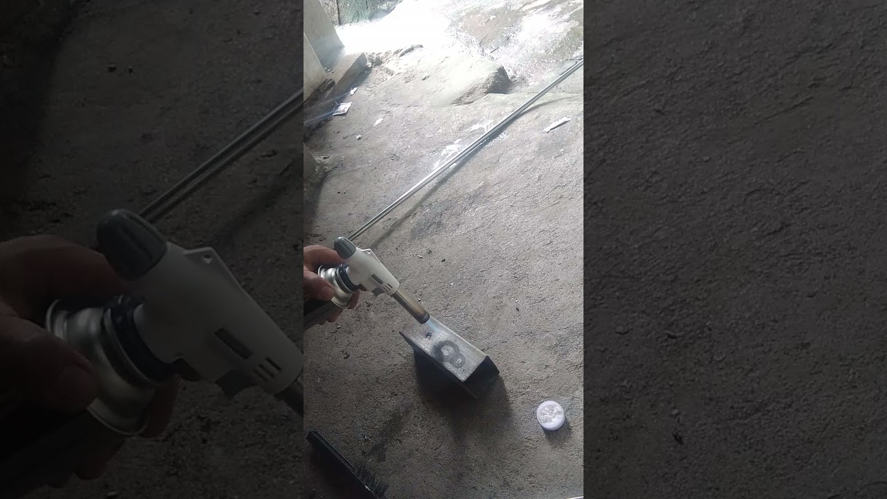 welding tayo mga lods gamit ang aluminum rod at blotorch tuturan ko kayo pano gamitin DIY