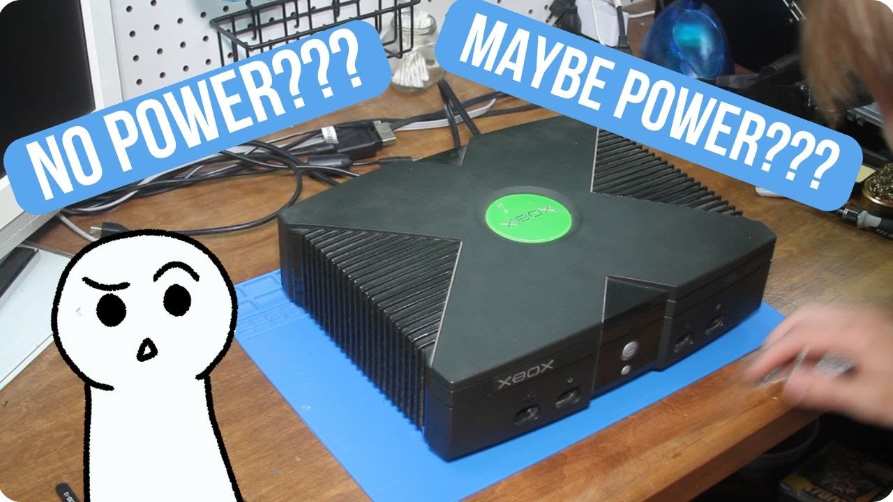 Original Xbox No Power: Easy fix plus repasting