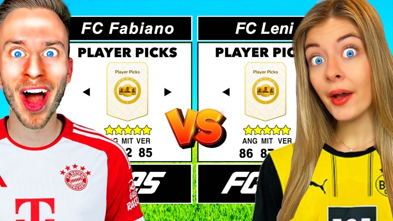 FC Fabiano vs FC Leni - aber PLAYER PICKS bestimmen unsere Teams! 👀⚽️