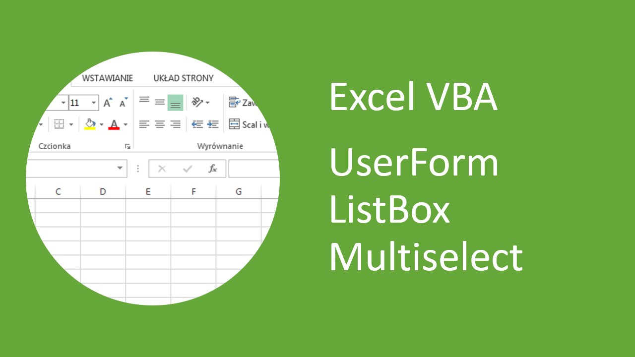 Excel VBA UserForm ListBox Multiselect
