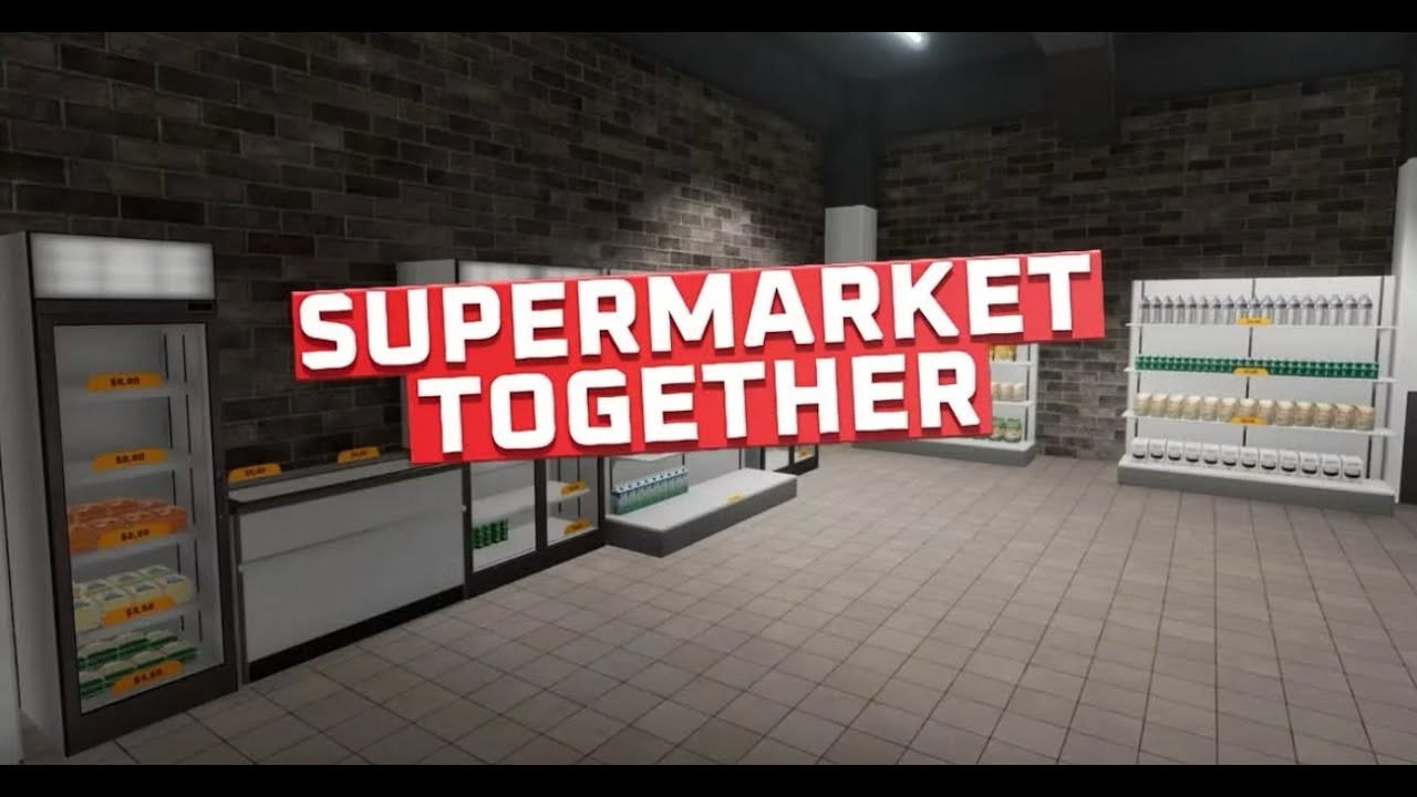 walking my dog Rio in supermarket together