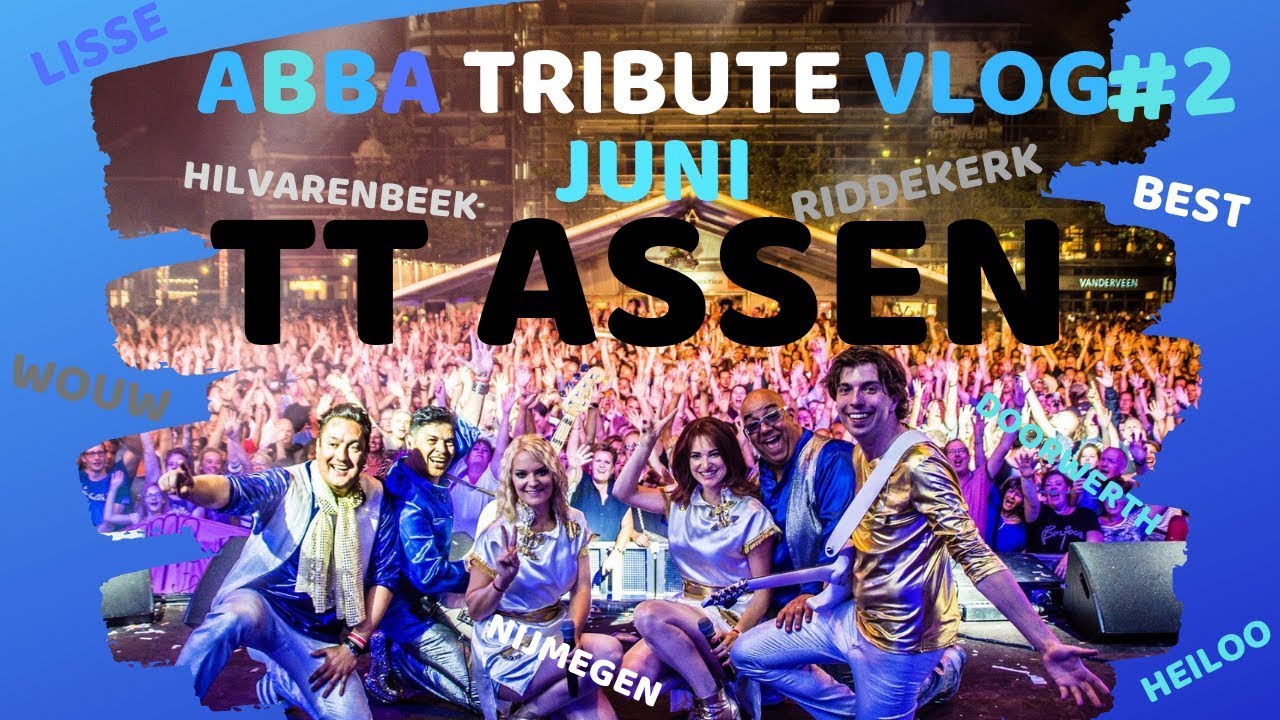 VLOGCAMERA AL KAPOT, DAK GAAT ER LETTERLIJK AF EN TT ASSEN!! ---ABBA TRIBUTE VLOG #2 JUNI