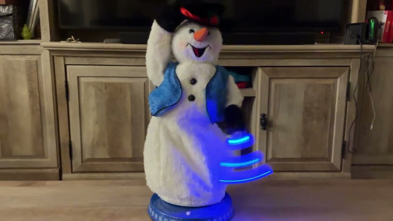 My snowflake spinning snowman