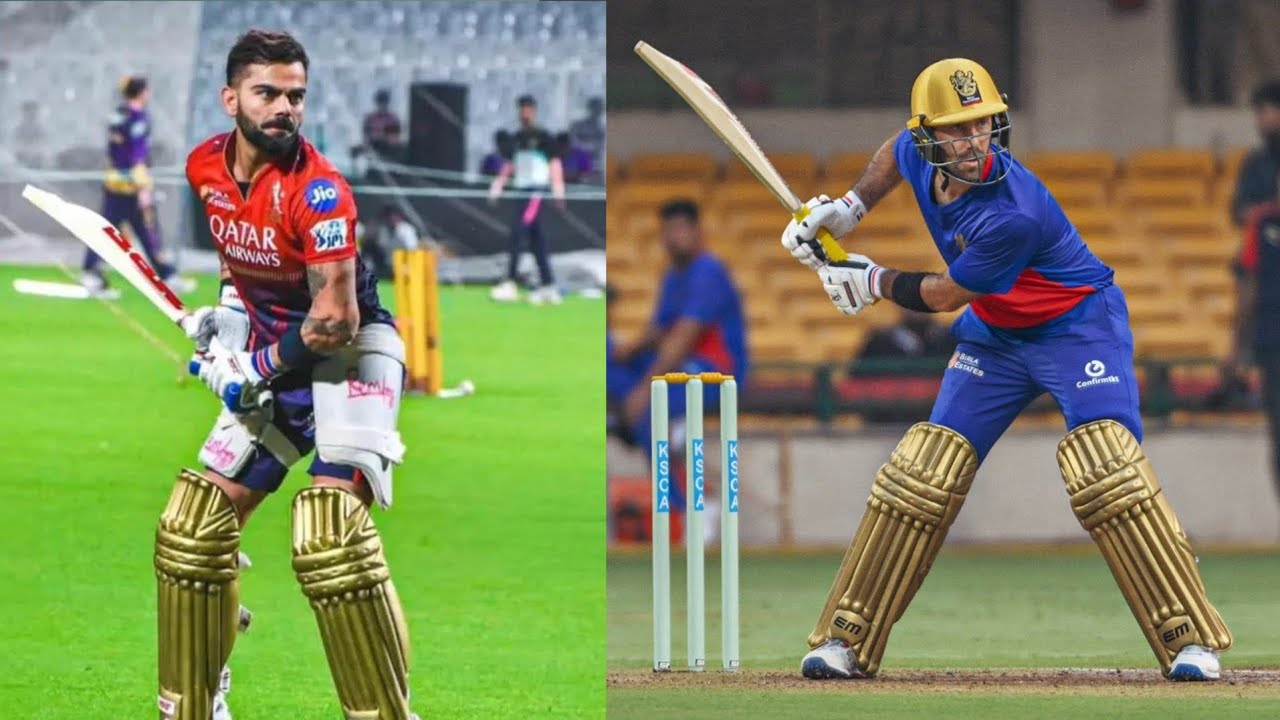 Virat Kohli, glenn maxwell, Kunal Pandya practice session An Chinnaswamy Stadium for ipl 2026