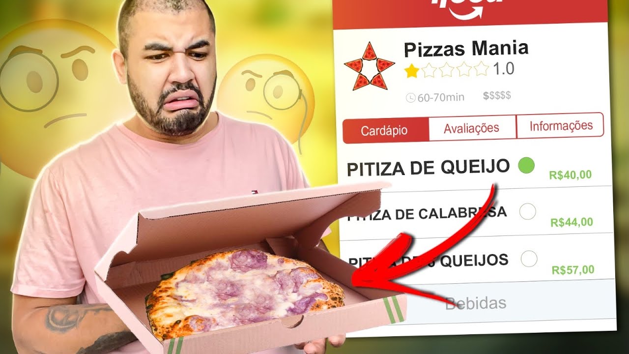 PEDINDO DELIVERY DE RESTAURANTES MAL AVALIADOS NO APLICATIVO