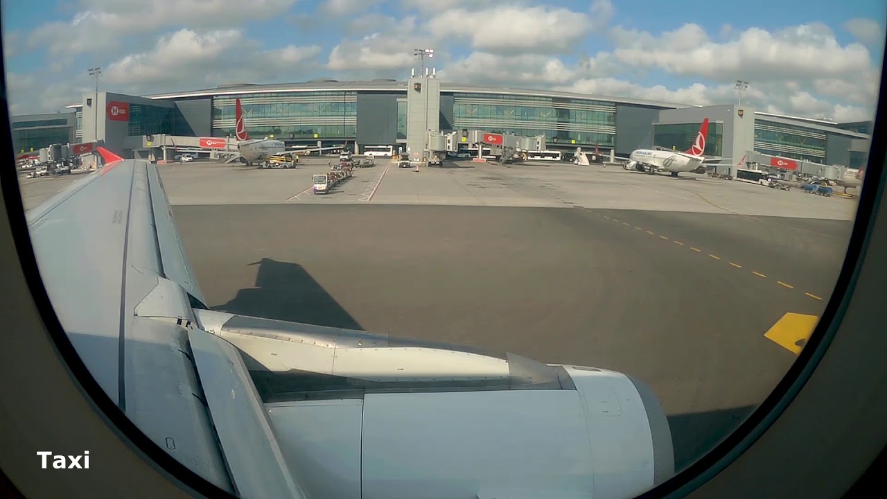Türk Hava Yolları TK2458 İstanbul - Adana Uçuşu İstanbul Havalimanı Gidiş Katı