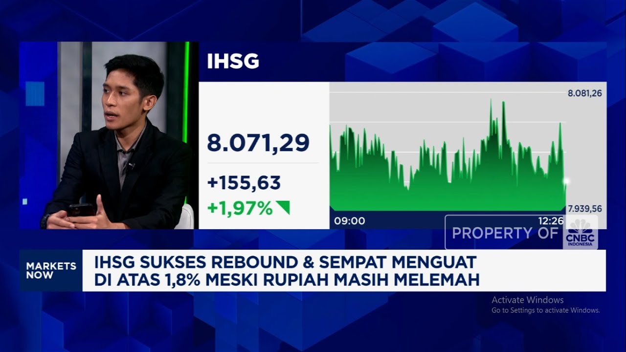 Saham Perbankan Pesta Pora, IHSG Menguat Hingga 2 %