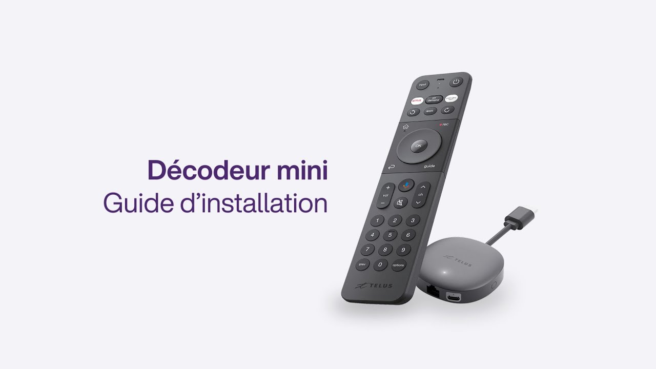 TELUS | Guide d’installation de décodeur mini