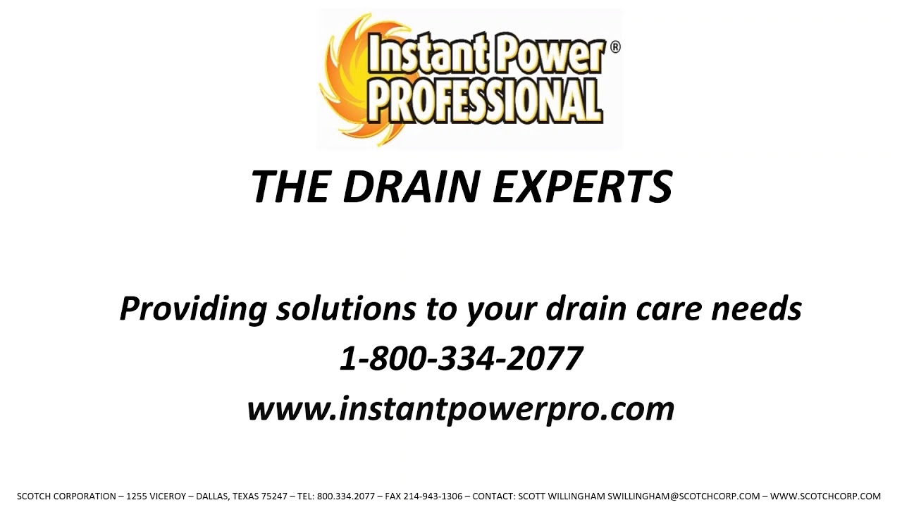 Drain Opener by Instant Power Professional