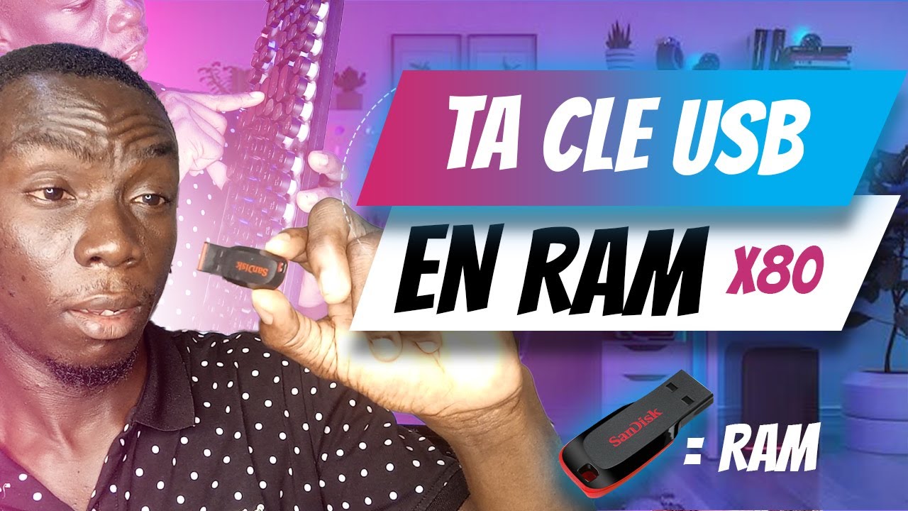 Transformer une clé USB en RAM pour booster son PC !