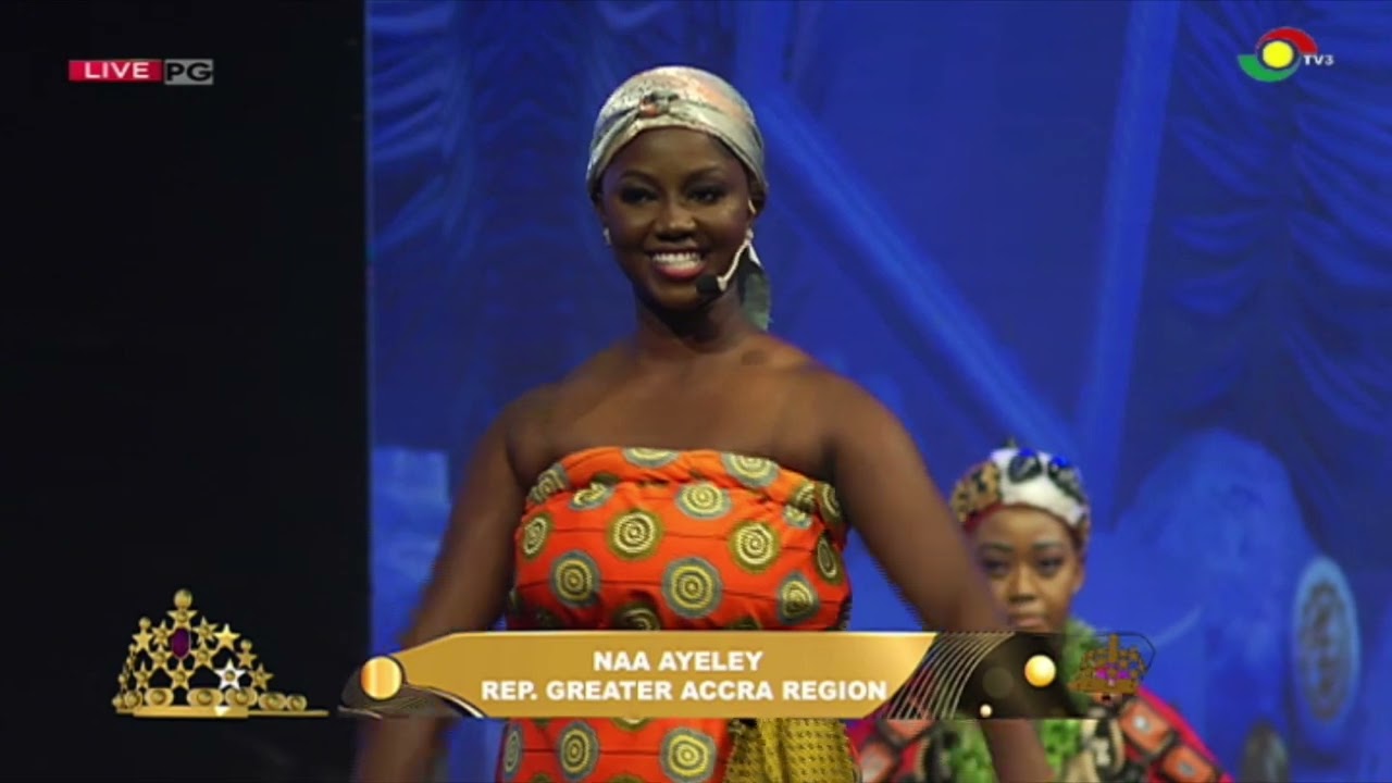 Naa Ayeley shows off the strength of the Greater Accra Region #gmb2023