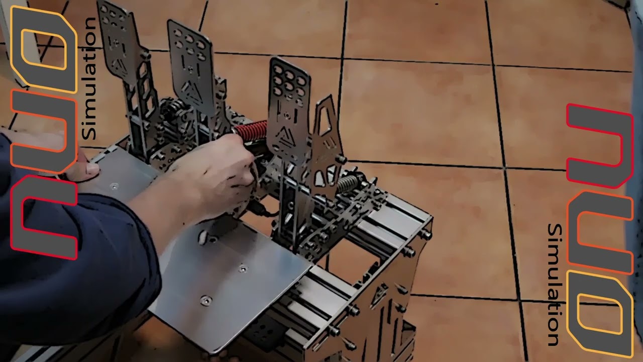 NuoSimulation EVO 1 Pedale - Montage auf ein Alurig -  F&uuml;r das 3er und 2er Pedalset