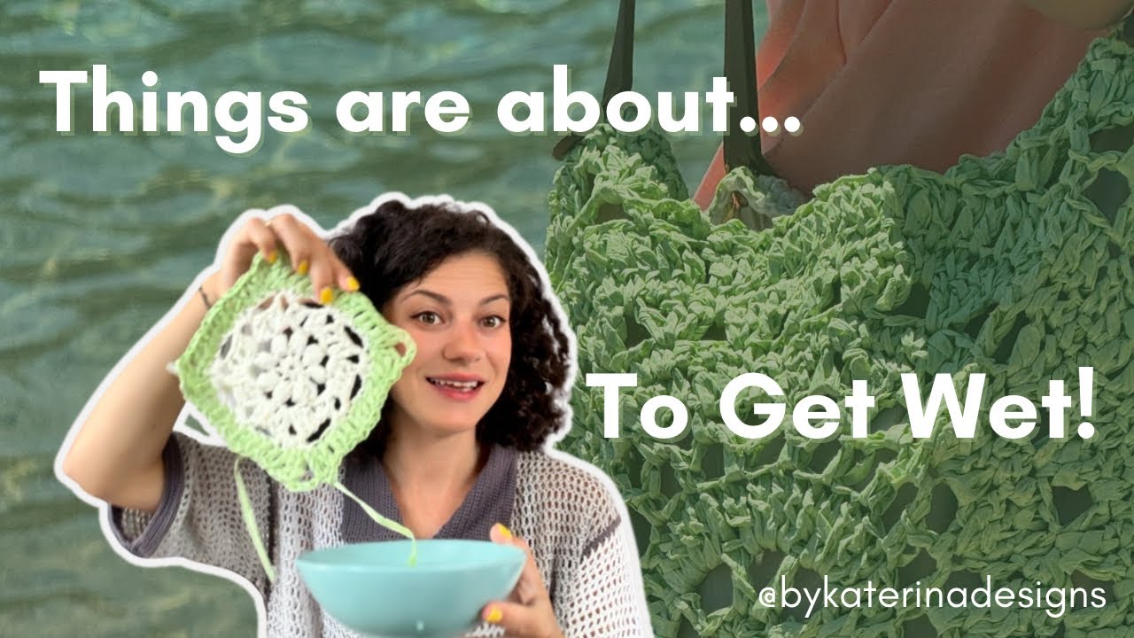 Testing Raffia Paper Yarn: What Happens When It Gets Wet?