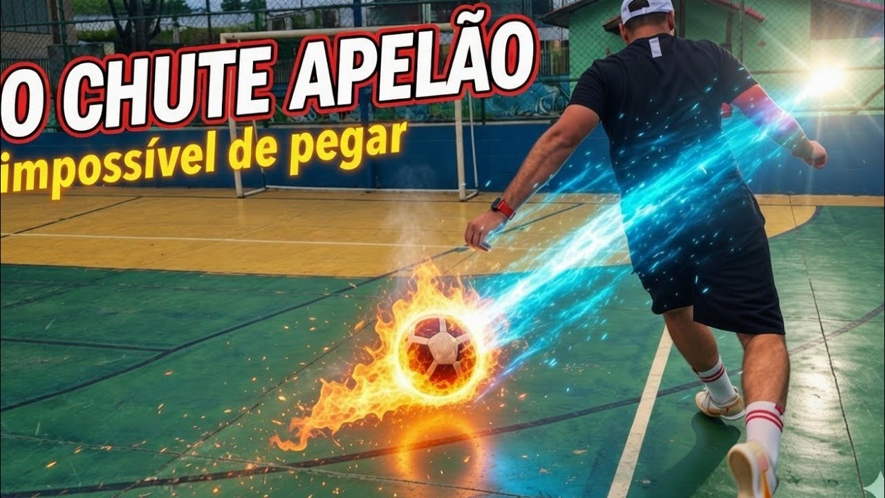 O CHUTE APELÃO que NENHUM GOLEIRO PEGA! ⚽️🔥(ASSIM NINGUÉM PEGA)