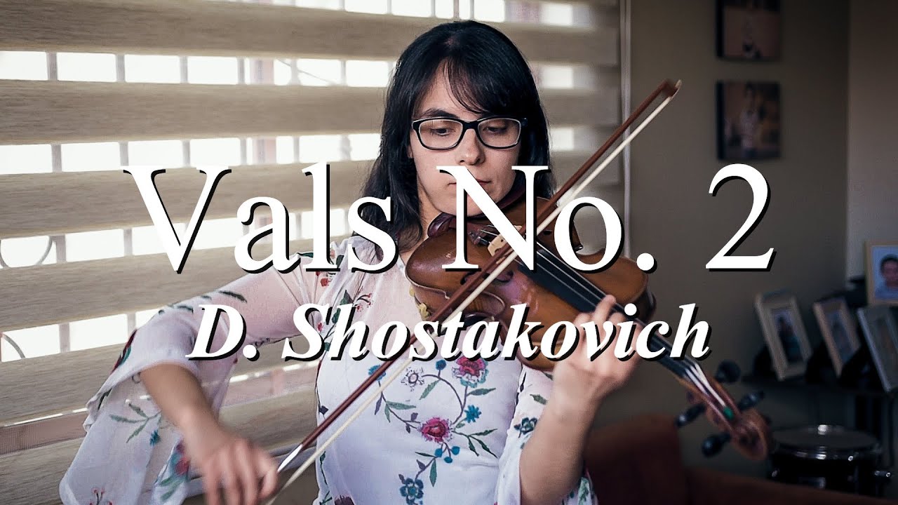❤️ Waltz no 2 Violin ❤️ - Dimitri Shostakovich  - Sofía Bravo - Vals no 2 Orchestra - Amazing 🔥
