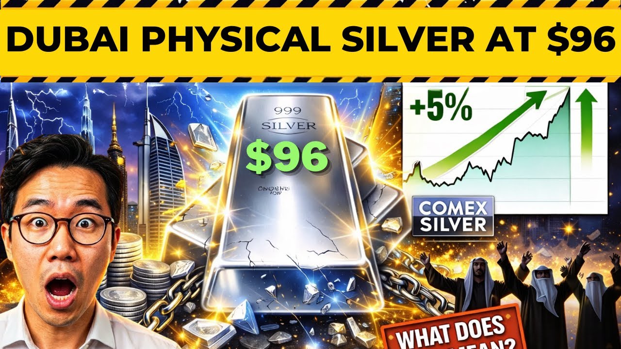 Dubai Physical Silver at $96… COMEX Just Jumped 5% Overnight — Here’s What It Means