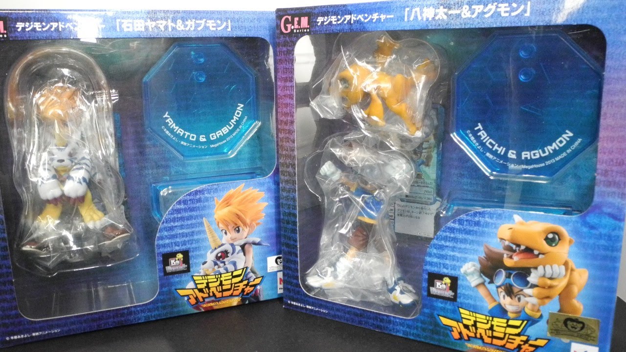 Taichi Yagami/Agumon八神 太一/アグモン-Megahouse Digimon Figureメガハウス デジモン-Brief look and unboxingアンボクシング