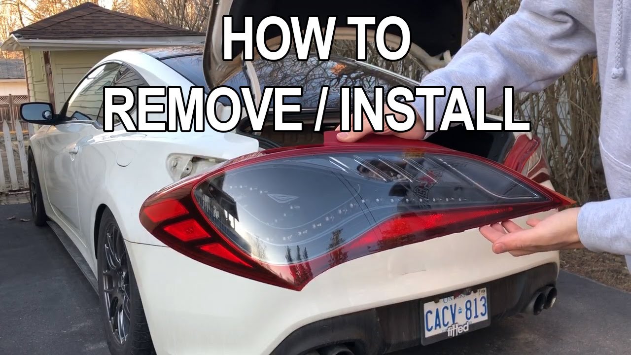 How to Remove/Install Tail Lights | Genesis Coupe | LightExcel
