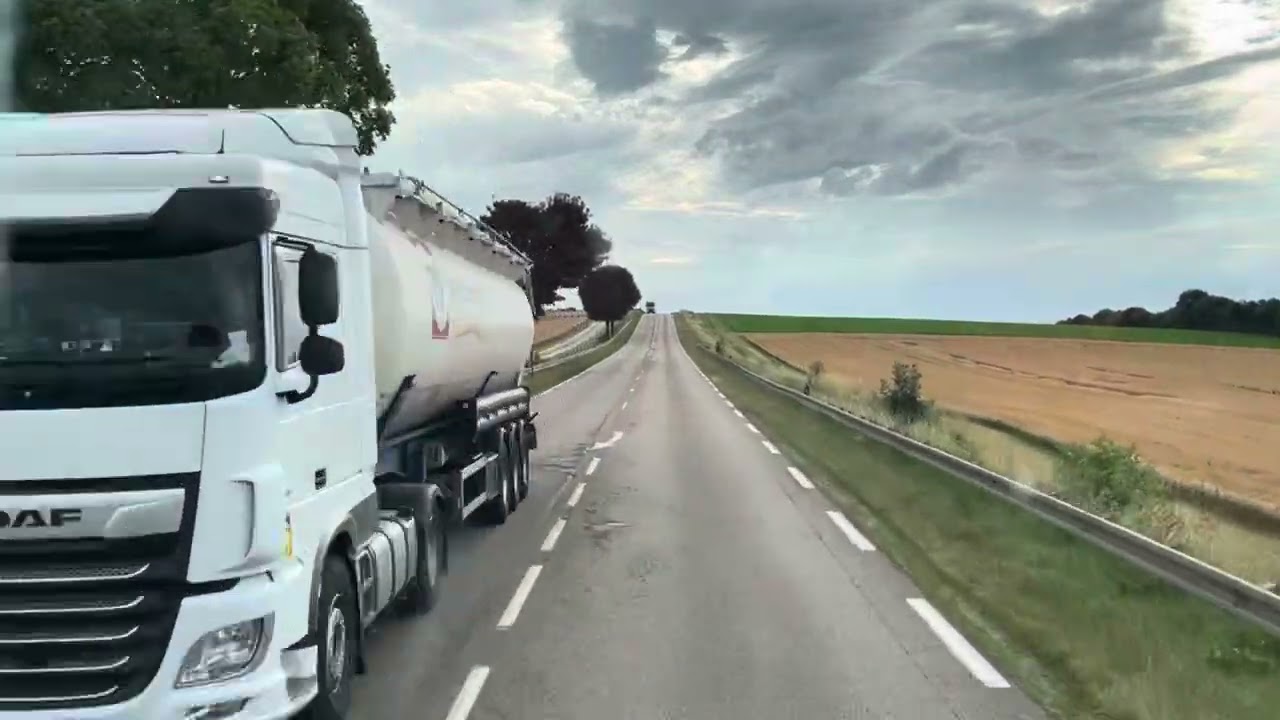 Nationale 4 de Vitry-le-Francois jusqu’à la N104 Paris en camion semi-remorque le 11 juillet 2024