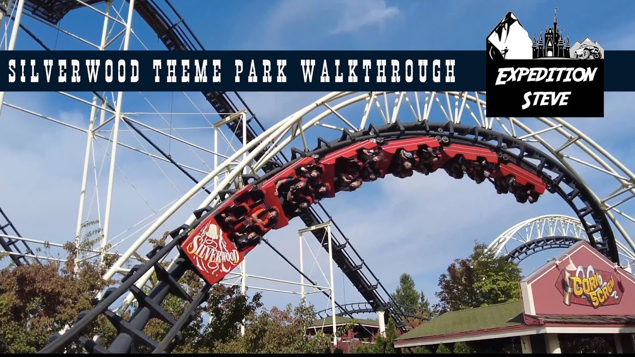 SILVERWOOD THEME PARK WALKTHROUGH - 4K 60fps