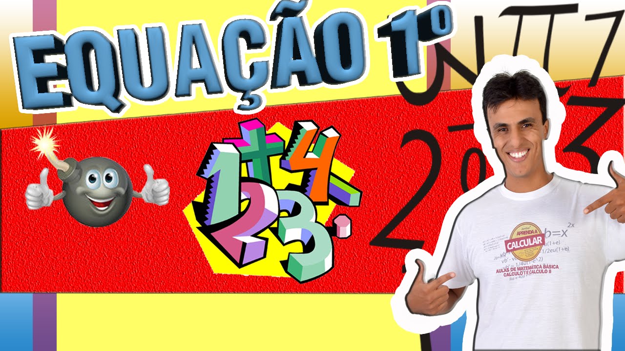 Equação do 1º grau/aula matematica/aula da matematica/video aula matematica/aulas matema
