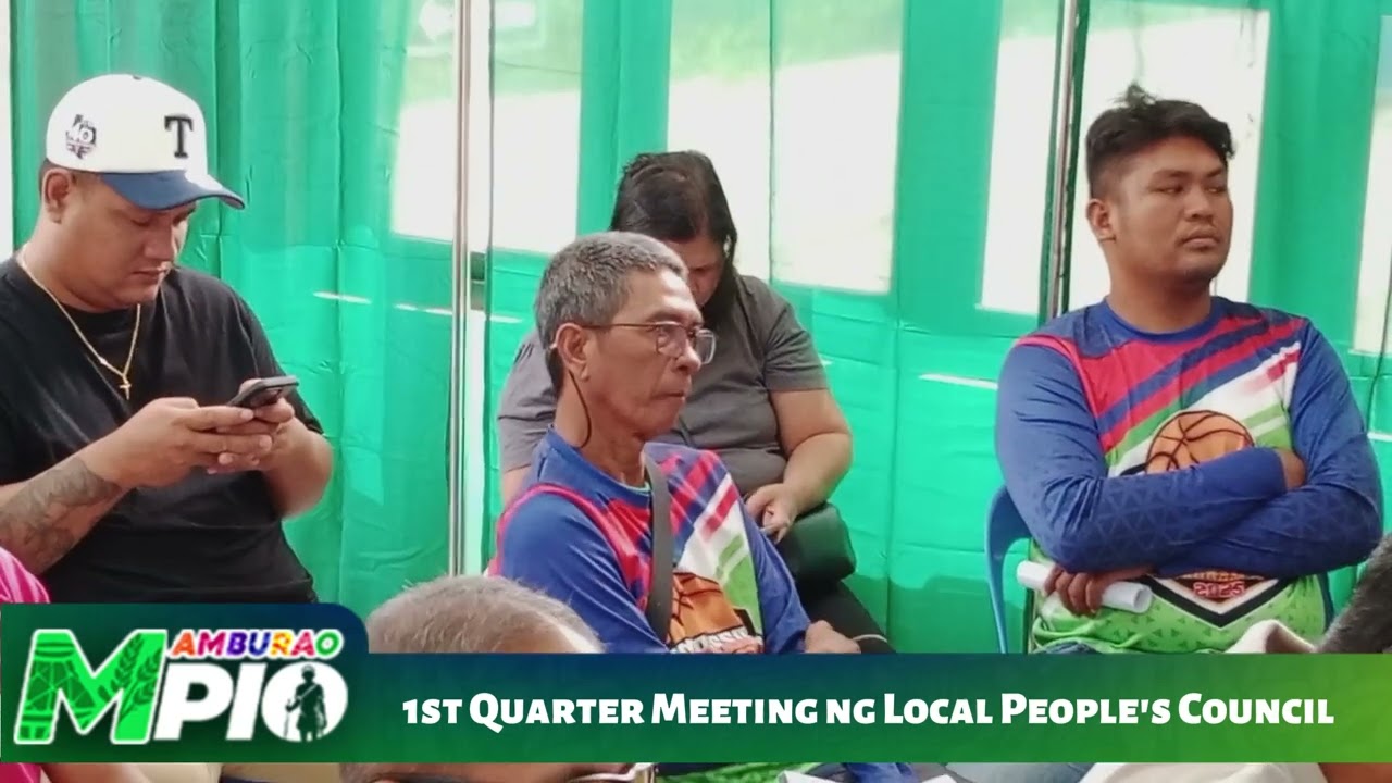 Municipal People's Council - Mamburao 1st Quarter Meeting 2026