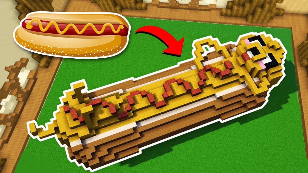 ¡ESTE PERRITO SI ESTÁ BIEN CALIENTE! 😂🤤 HOT DOG EN MINECRAFT BUILD BATTLE #30