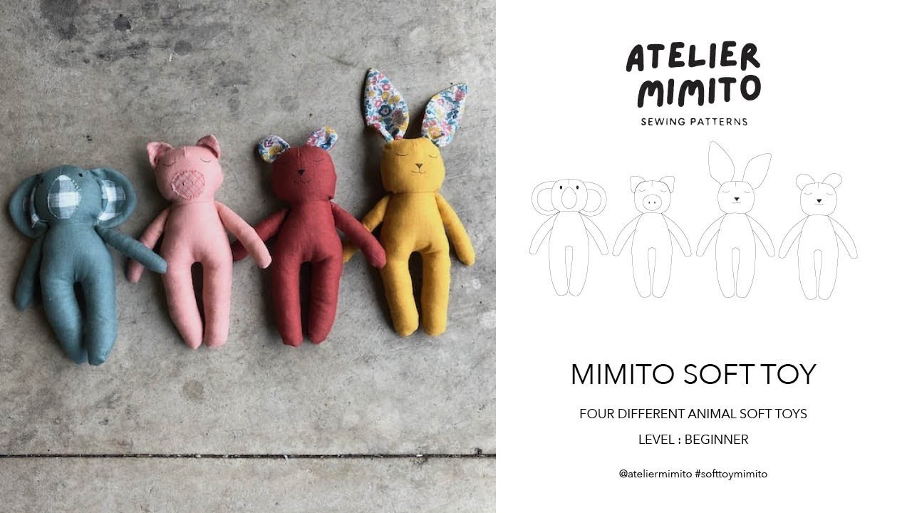 How to make the #softtoymimito by @ateliermimito