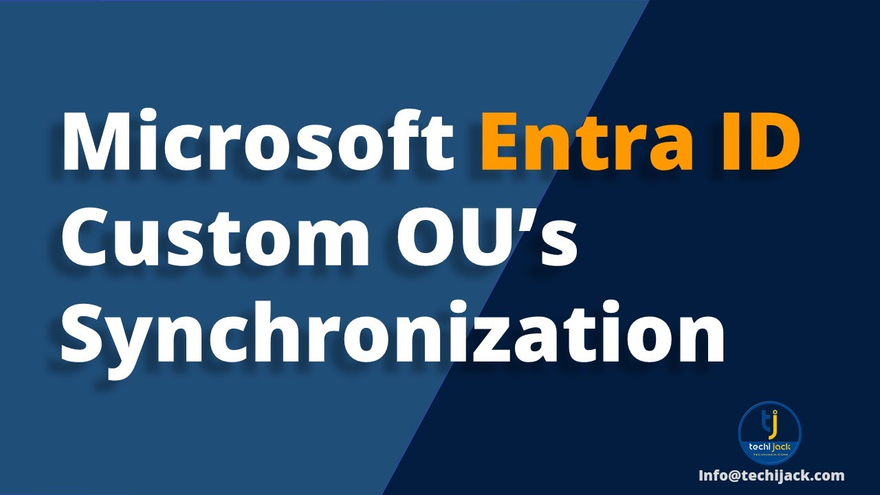Microsoft Entra ID User Synchronization | Sync Custom OUs to Azure AD Step by Step