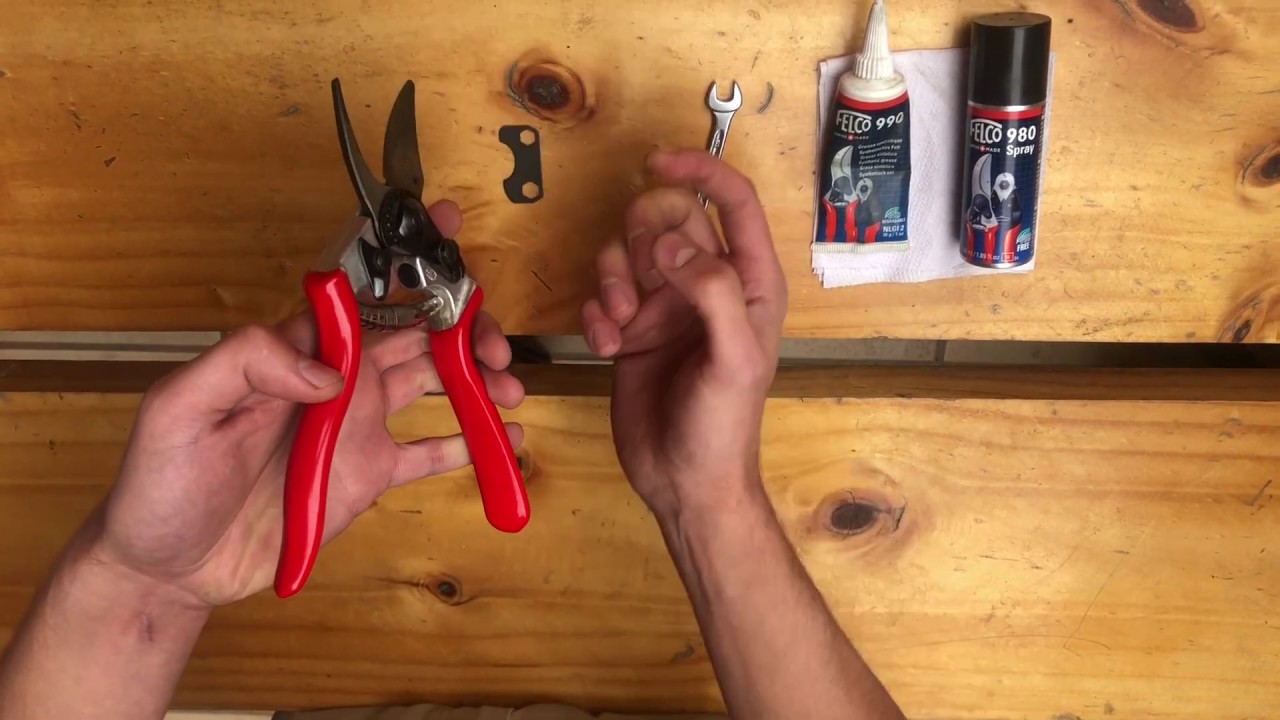 Mantención y desarme de una tijera de poda Felco 6. ( parte 2 )