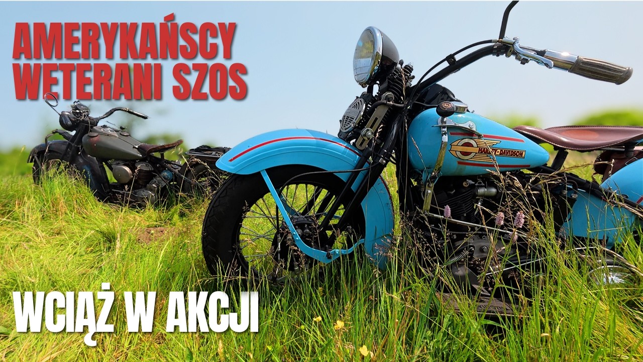 80-letnie legendy na biwaku. Nie, nie my 😄 Harley-Davidson Knucklehead z 1937 i Indian Chief z 1940