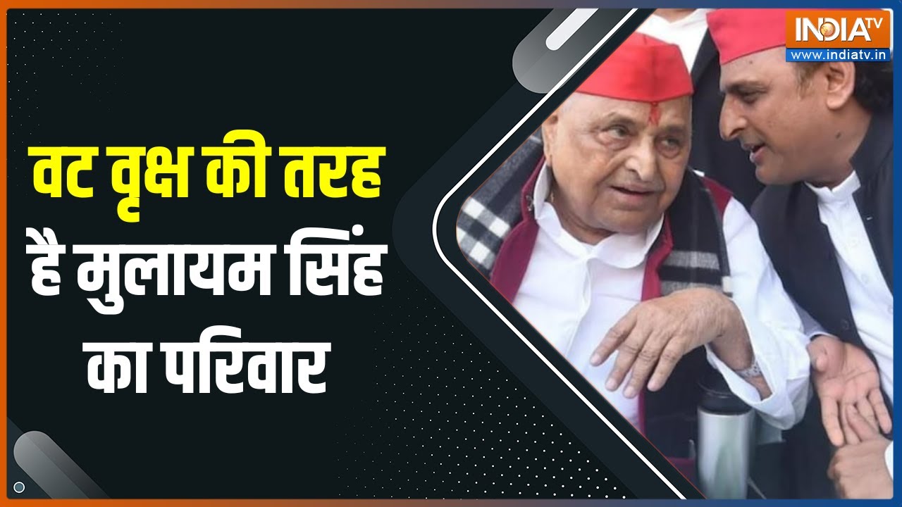 वट वृक्ष की तरह है Mulayam Singh Yadav का परिवार, पेड़ की हर शाखा है राजनीति में सक्रिय